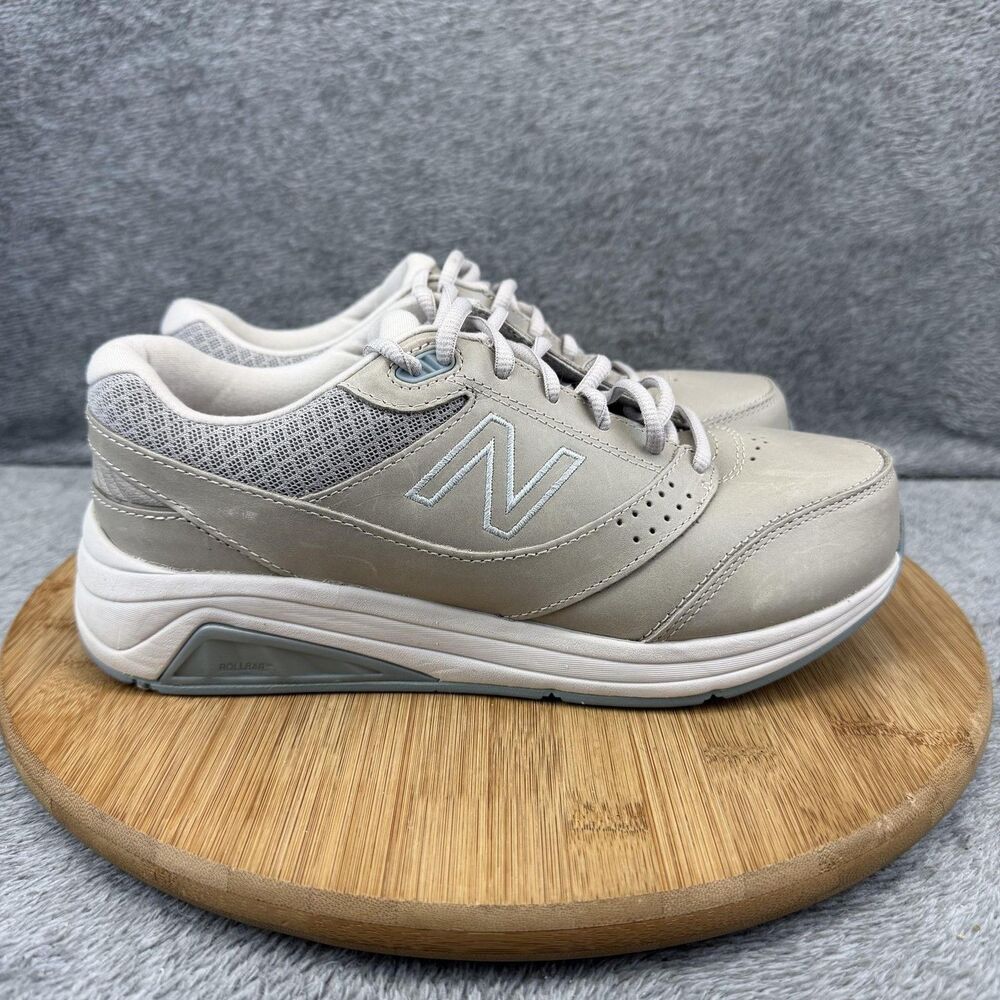 New Balance 928 V3 Shoes Womens Size 7.5 D Gray Leather Walking Sneaker WW928GR3